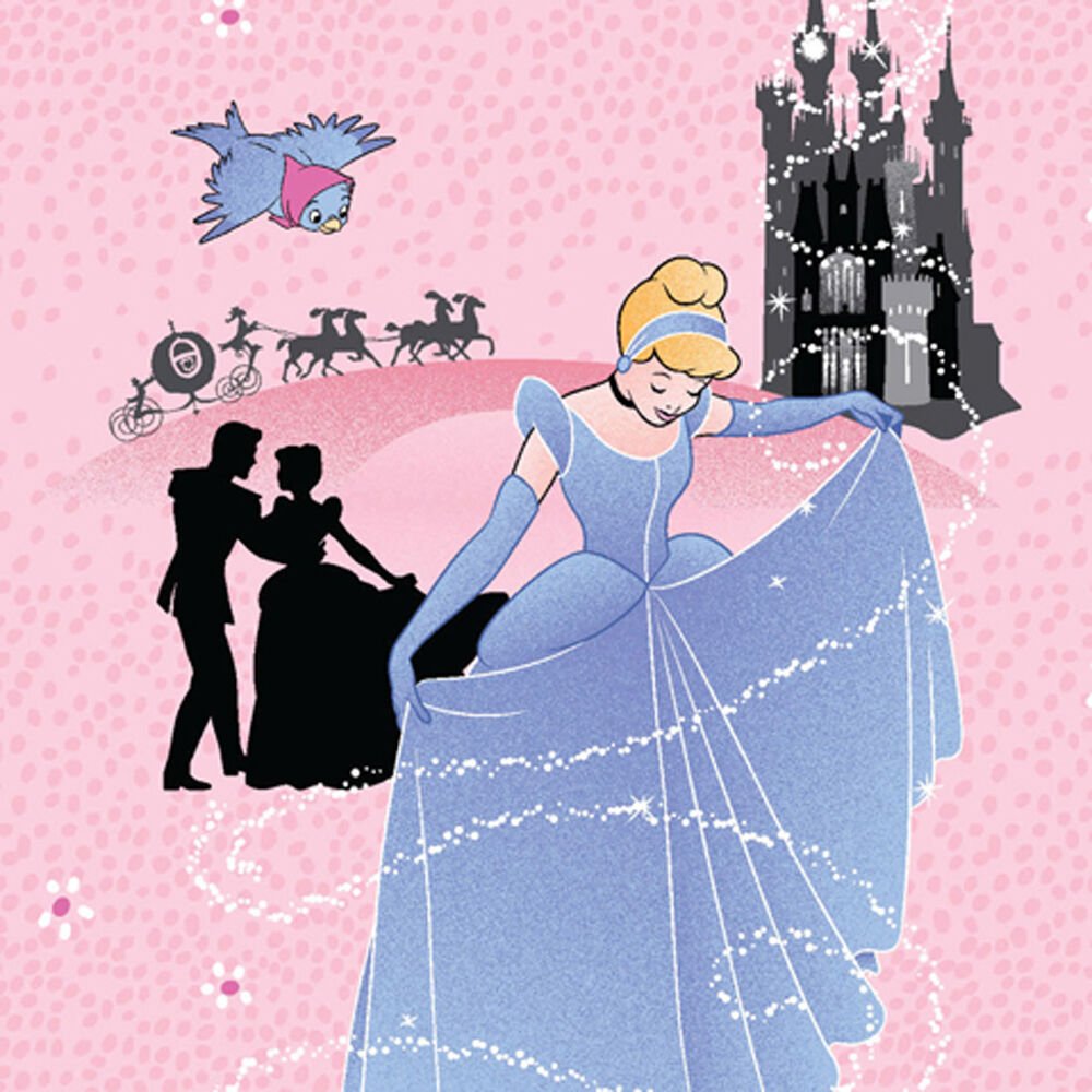 Cinderella Tooniforms Licensed Disney V Neck Scrub Top TF626 PRID - Scrubs Select