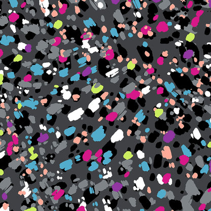 Confetti Dickies Print V Neck Scrub Top DK622 CFPP - Scrubs Select