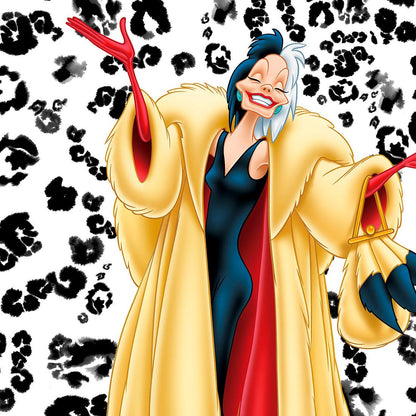 Cruella Tooniforms Disney Villians V Neck Scrub Top TF677 VICR - Scrubs Select