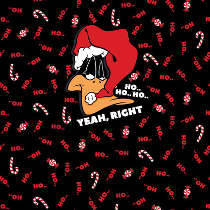 Daffy Duck Tooniforms Licensed Looney Tunes Christmas V Neck Scrub Top TF626 LTAFC - Scrubs Select