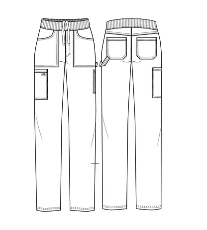 Dickies Balance Pull On Pant DK135 in Blonde, Clay, Strawberrry, Mystic Peach - Scrubs Select