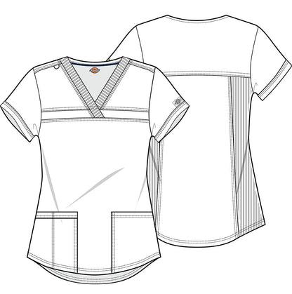 Dickies Balance Scrubs V Neck Top DK870 - Scrubs Select
