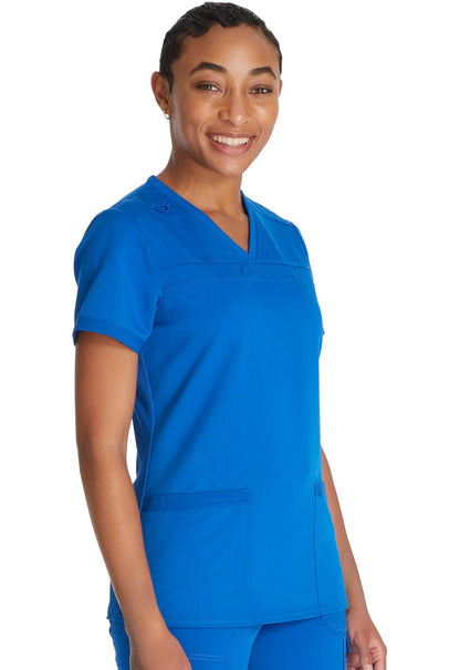 Dickies Balance V Neck Top DK870 in Black, Ciel, Navy, Pewter, Royal, Wine - Scrubs Select