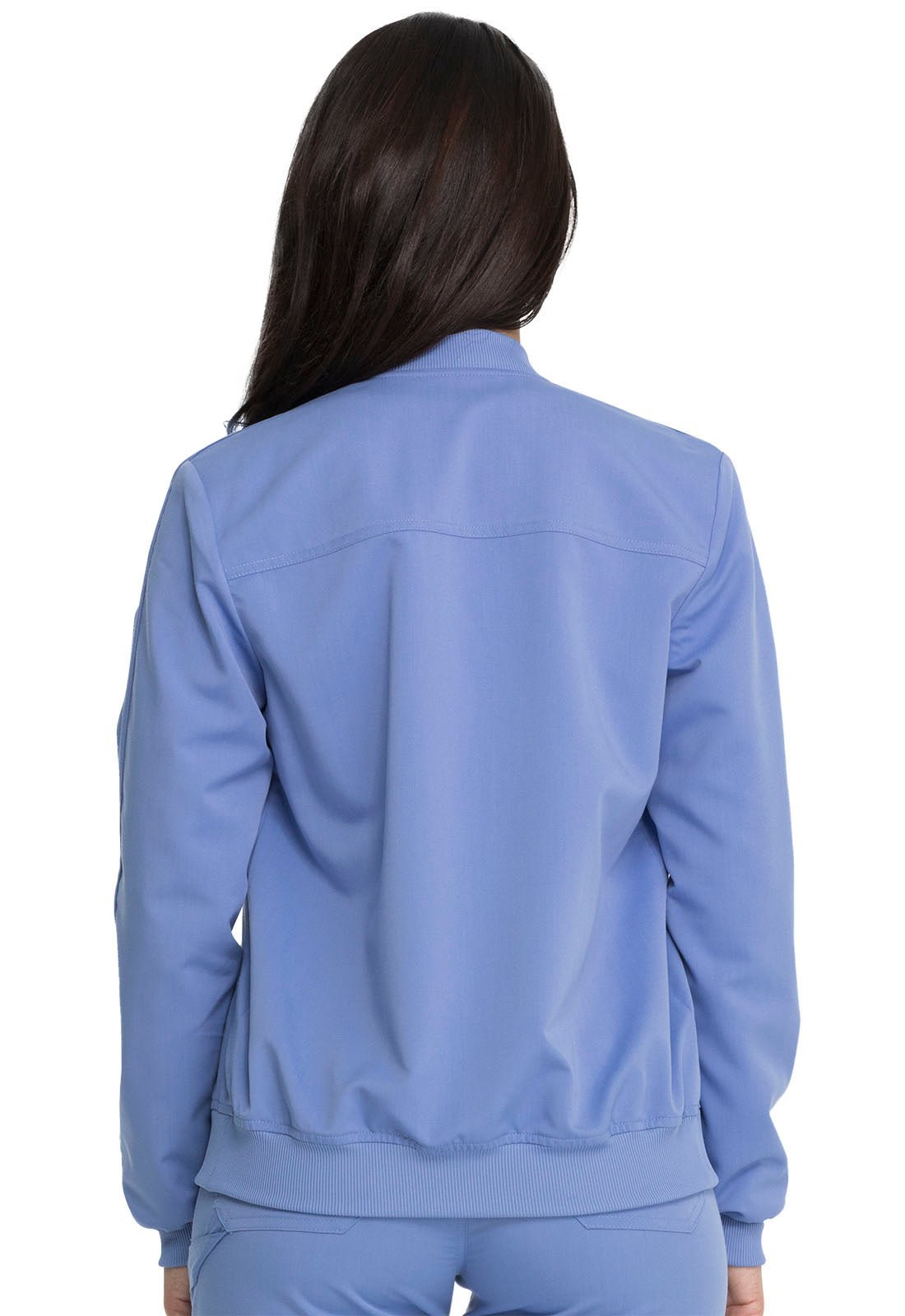 Dickies Balance Zip Front Jacket DK365 in Ciel, Royal - Scrubs Select