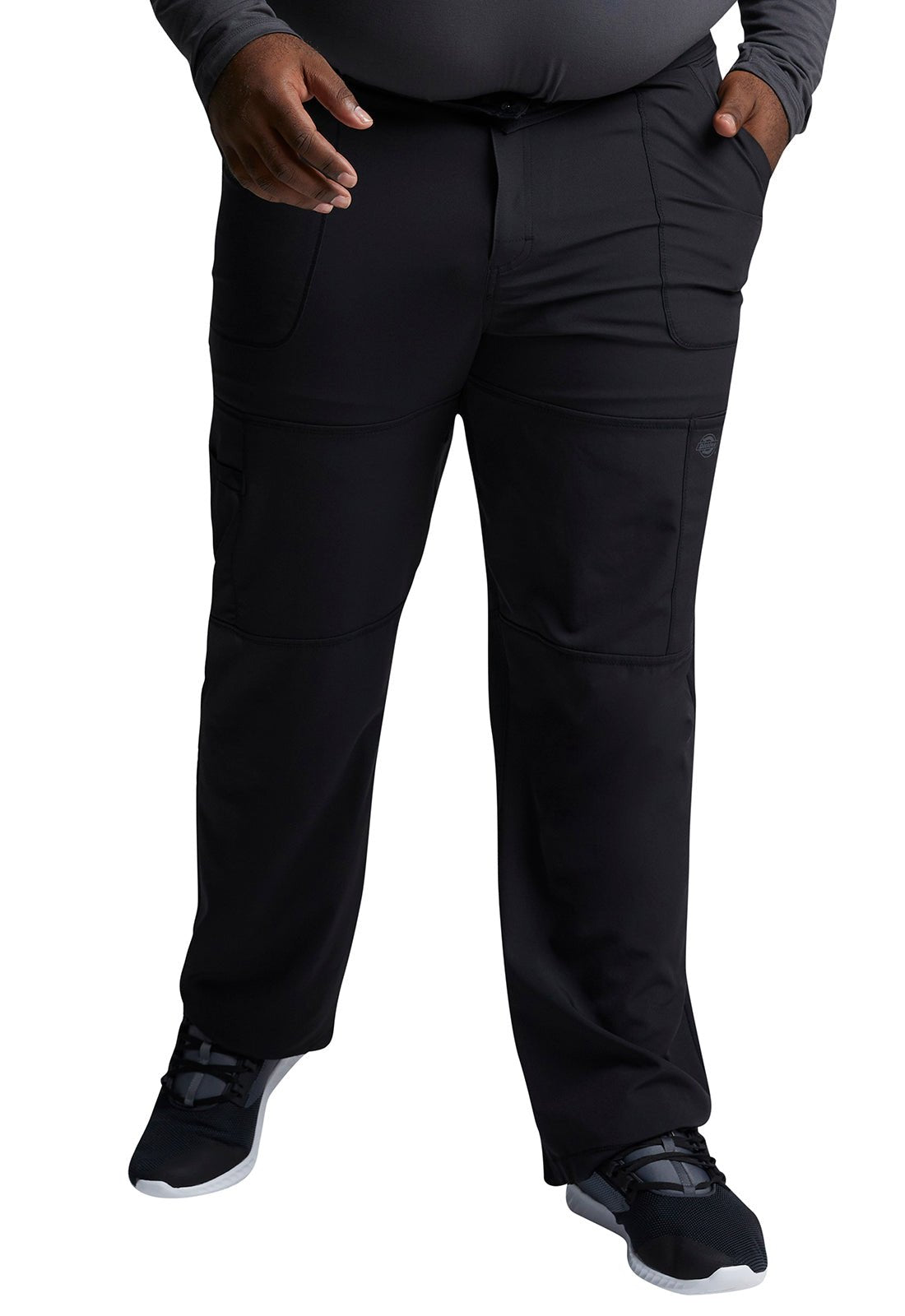 Dickies Dynamix Men's Zip Fly Cargo Scrub Pant DK110 Black, Navy, Pewter, Royal - Scrubs Select