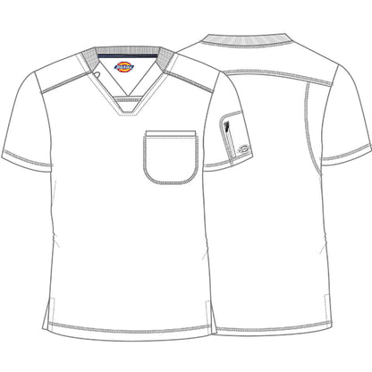 Dickies Dynamix Scrubs Men's Tuckable V Neck Top DK610 - Scrubs Select