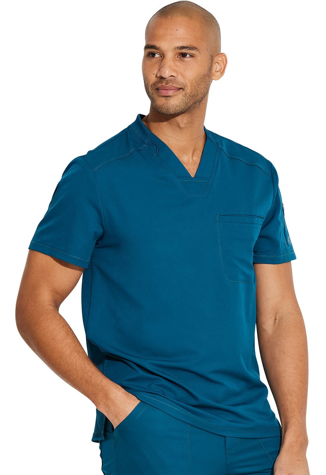 Dickies Dynamix Scrubs Men's Tuckable V Neck Top DK610 - Scrubs Select