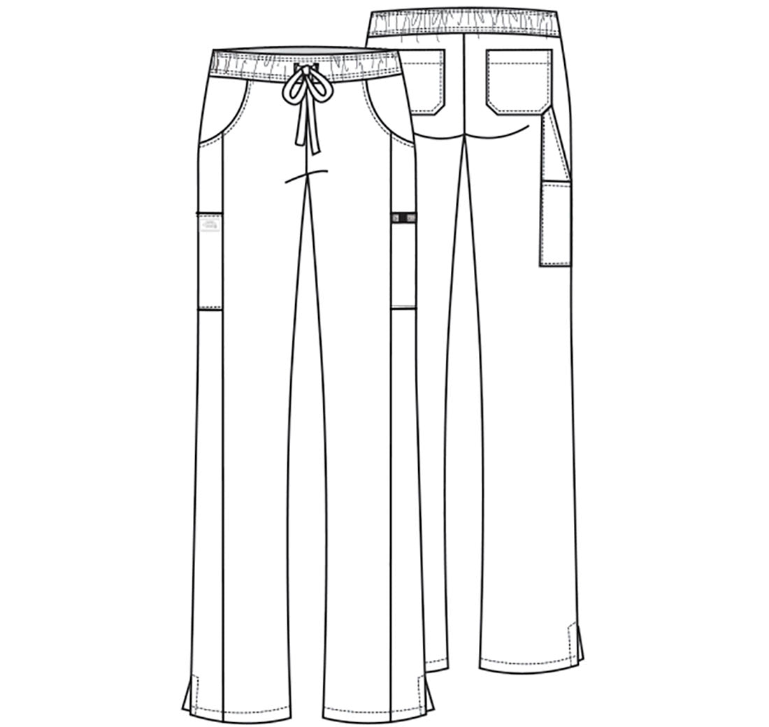Dickies EDS Essentials Drawstring Pant DK010 in Black, Navy, Pewter, White - Scrubs Select
