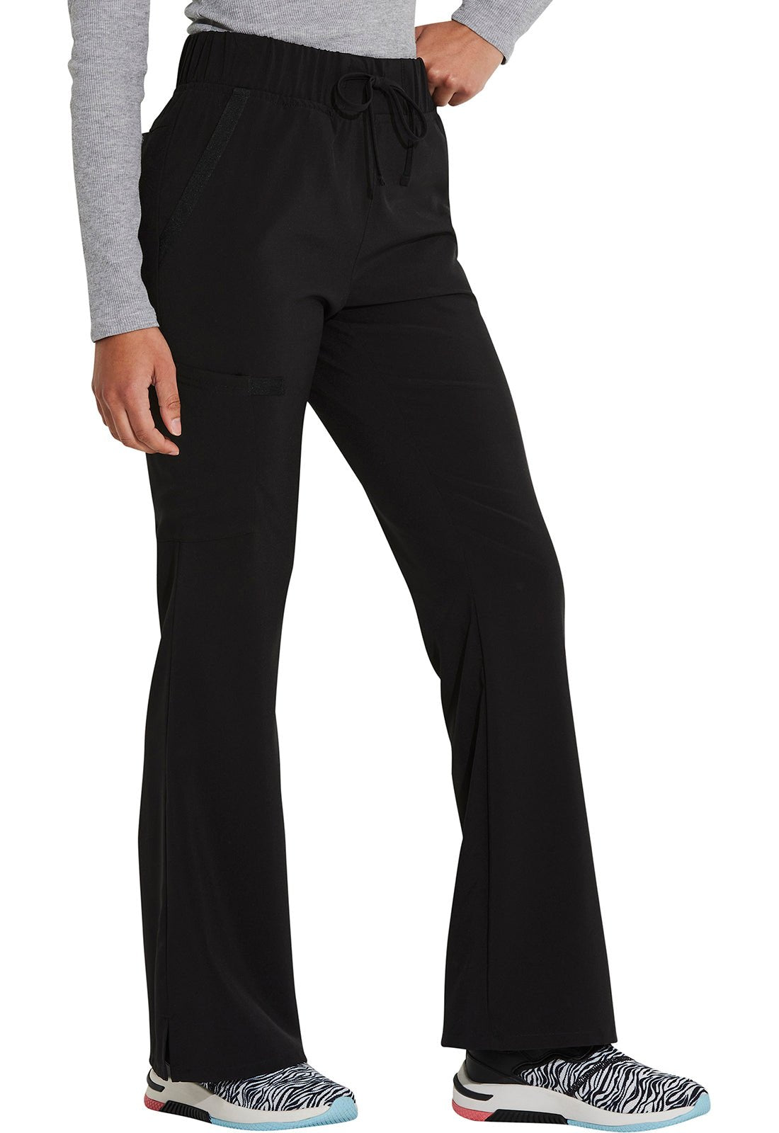 Dickies EDS Essentials Flare Leg Pant DK241 in Black, Navy, Orchid - Scrubs Select