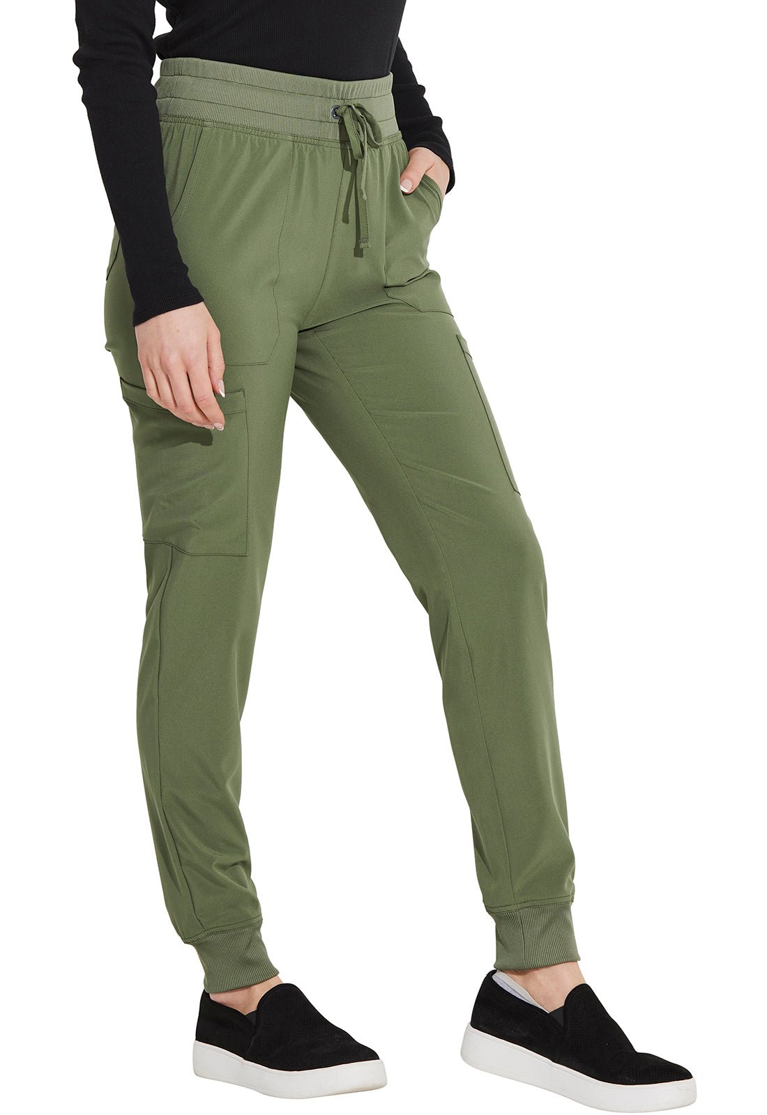 Dickies EDS Essentials Jogger Pant DK065 in Hunter, Heather Royal, Olive, White - Scrubs Select