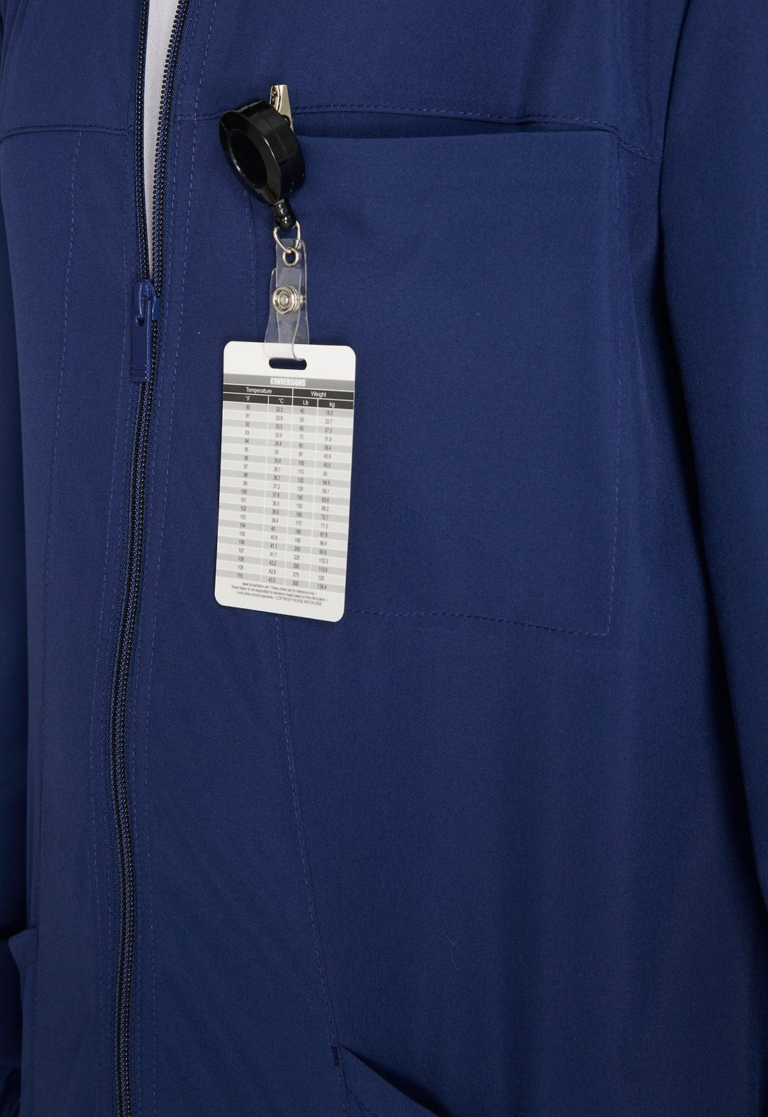 Dickies EDS Essentials Men's Zip Front Scrub Jacket DK342 Black, Navy, Pewter, Royal - Scrubs Select