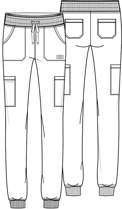 Dickies EDS Essentials Scrubs Jogger Pant DK065 in Heather Royal - Scrubs Select