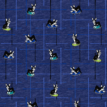 Dog Dickies Print Men's V Neck Scrub Top DK725 DGCL - Scrubs Select