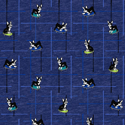 Dog Dickies Print Men's V Neck Scrub Top DK725 DGCL - Scrubs Select