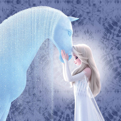 Elsa Tooniforms Licensed Disney Frozen V Neck Scrub Top TF627 FZRQ - Scrubs Select