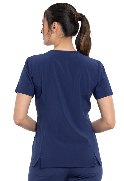 Elsa Tooniforms Licensed Disney Frozen V Neck Scrub Top TF627 FZRQ - Scrubs Select