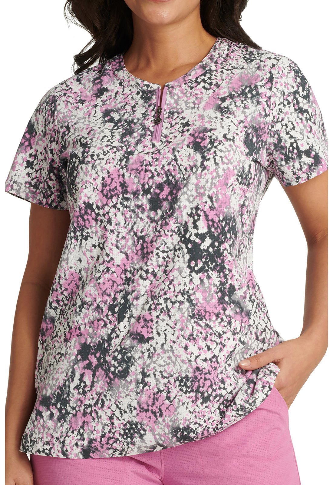 Femme Skin Healing Hands Zip Front Scrub Top 2275 SFES - Scrubs Select