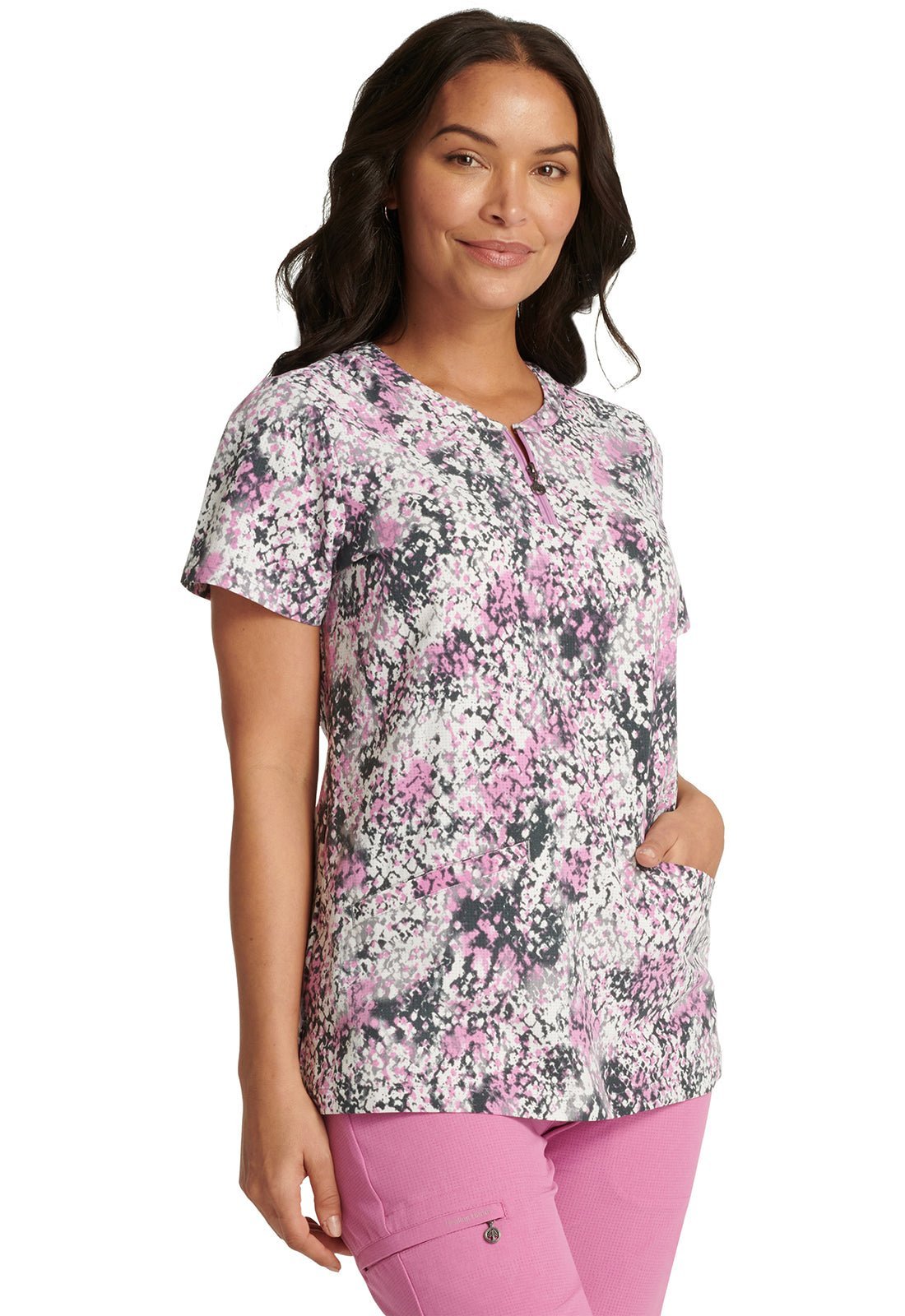 Femme Skin Healing Hands Zip Front Scrub Top 2275 SFES - Scrubs Select