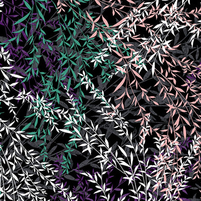 Floral Print Cherokee iFlex V Neck Knit Panel Scrub Top CK732 JUSB - Scrubs Select