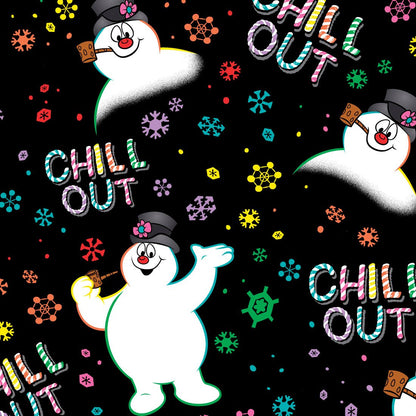 Frosty The Snowman Tooniforms V Neck Scrub Top TF614 FRCIC - Scrubs Select
