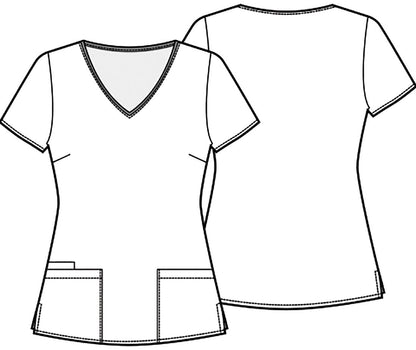 Frosty The Snowman Tooniforms V Neck Scrub Top TF614 FRSY - Scrubs Select