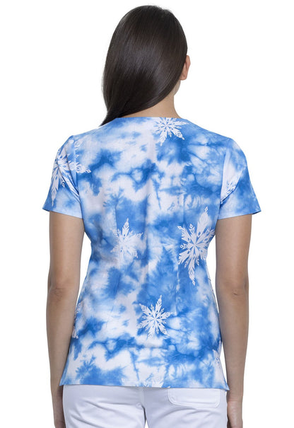 Frozen Tooniforms Licensed Disney V Neck Scrub Top TF626 FZES - Scrubs Select