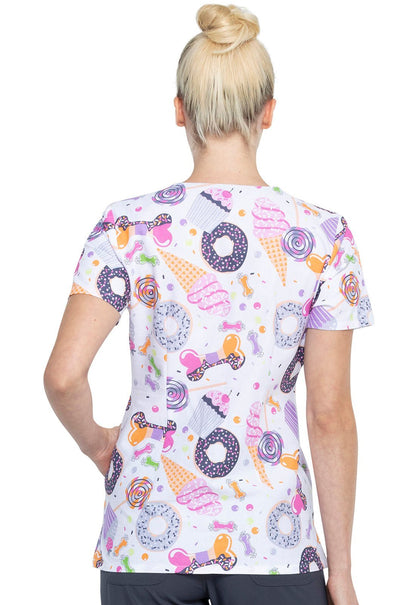 Goofy Tooniforms Licensed Disney V Neck Scrub Top TF668 MKGB - Scrubs Select