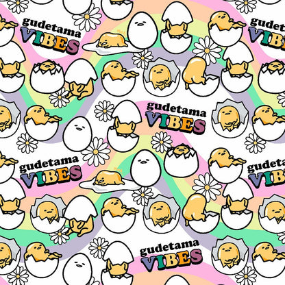 Gudetama Tooniforms Licensed Sanrio V Neck Scrub Top TF737 UDGV - Scrubs Select