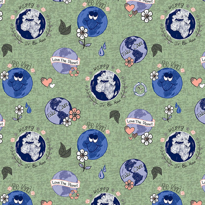 Happy To Be Here Dickies Print EDS V Neck Scrub Top DK717 HTBH - Scrubs Select