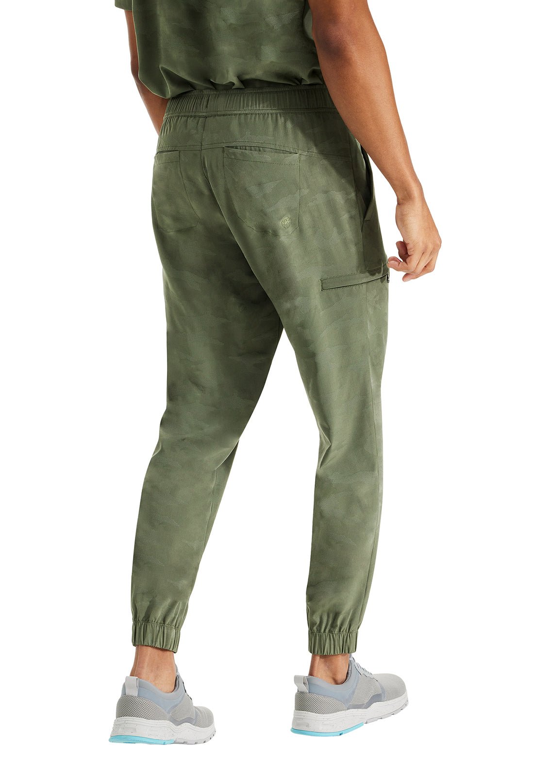 Healing Hands Men's Camo Scrub Jogger Pant 9360 in Black, Navy, Olive, Pewter - Scrubs Select