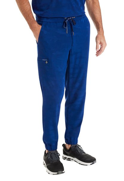 Healing Hands Men's Camo Scrub Jogger Pant 9360 in Black, Navy, Olive, Pewter - Scrubs Select