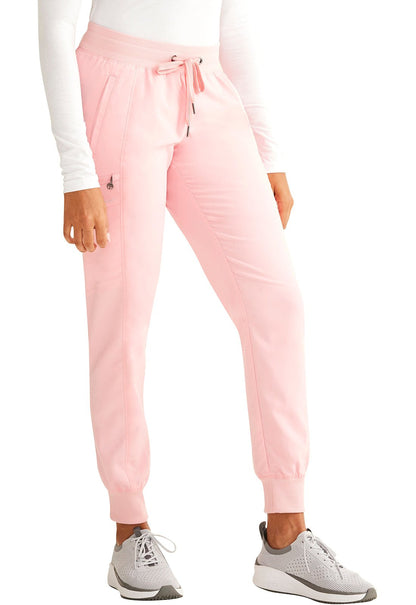 Healing Hands Purple Label Toby Jogger Pant 9244 in Pink Popsicle, Soft Clay, Spectra Blue - Scrubs Select