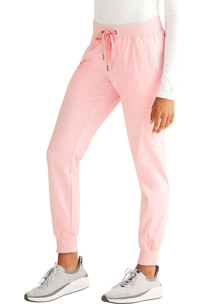 Healing Hands Purple Label Toby Jogger Pant 9244 in Pink Popsicle, Soft Clay, Spectra Blue - Scrubs Select