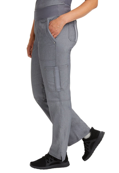 Healing Hands Tori Yoga Scrub Pant 9133 in Galaxy, Heather Grey, Khaki, Teal - Scrubs Select