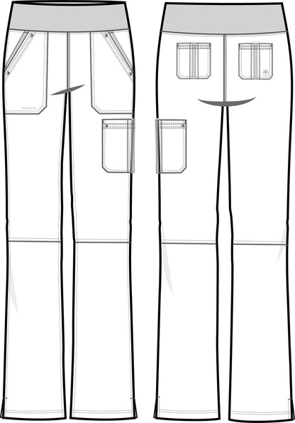 Healing Hands Tori Yoga Scrub Pant 9133 in Purple, Seabrook, Taffy Pink - Scrubs Select