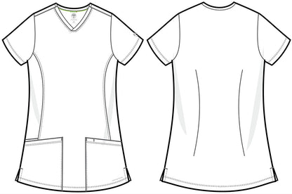 Healing Hands Works Scrubs Monica V Neck Top 2500 - Scrubs Select