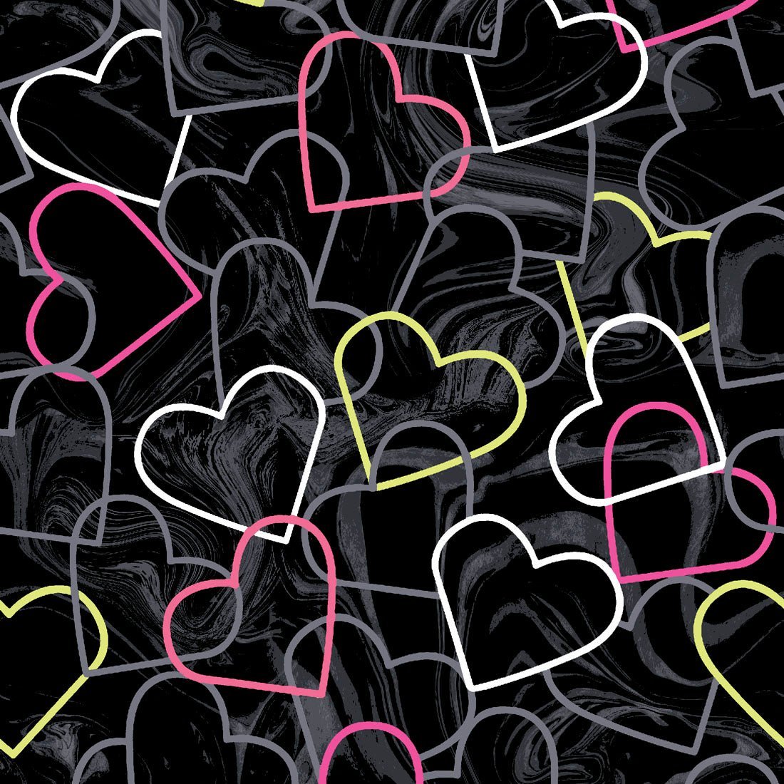 Heart Cherokee Print V Neck Scrub Top CK634 MBLH - Scrubs Select