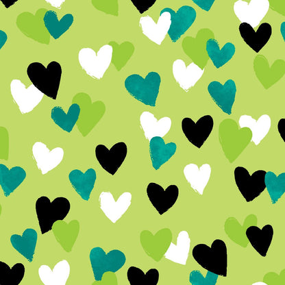 Heart Print ELLE V Neck Scrub Top EL616 HTKS - Scrubs Select