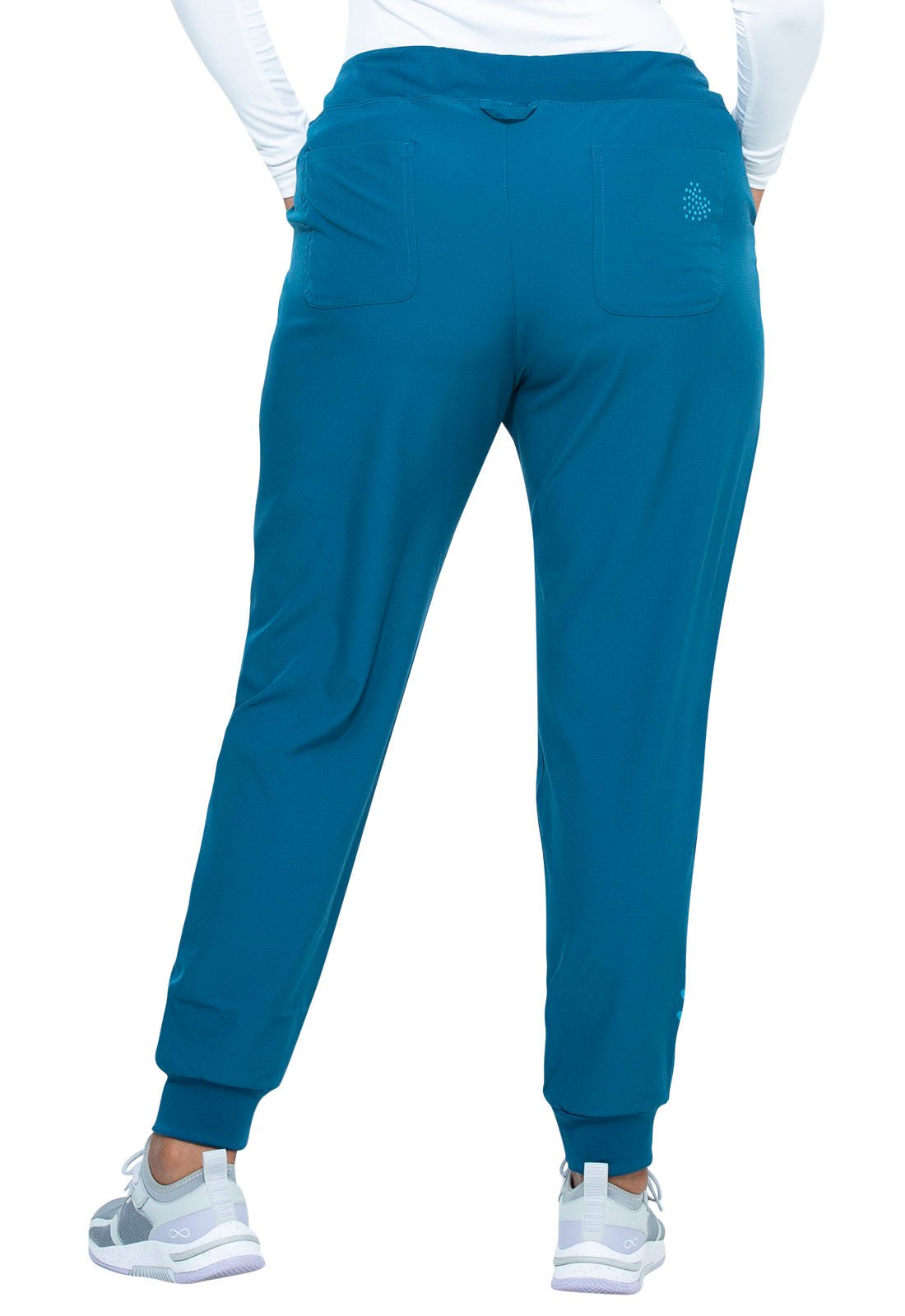 HeartSoul Drawstring Jogger Pant HS030 in Caribbean, Ciel, Eggplant, Flamingo, Kelly Green - Scrubs Select