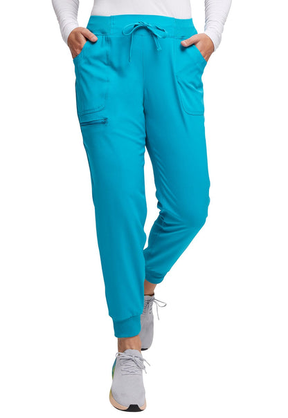 HeartSoul Drawstring Jogger Pant HS030 in Pewter, Royal, Teal, Wine - Scrubs Select