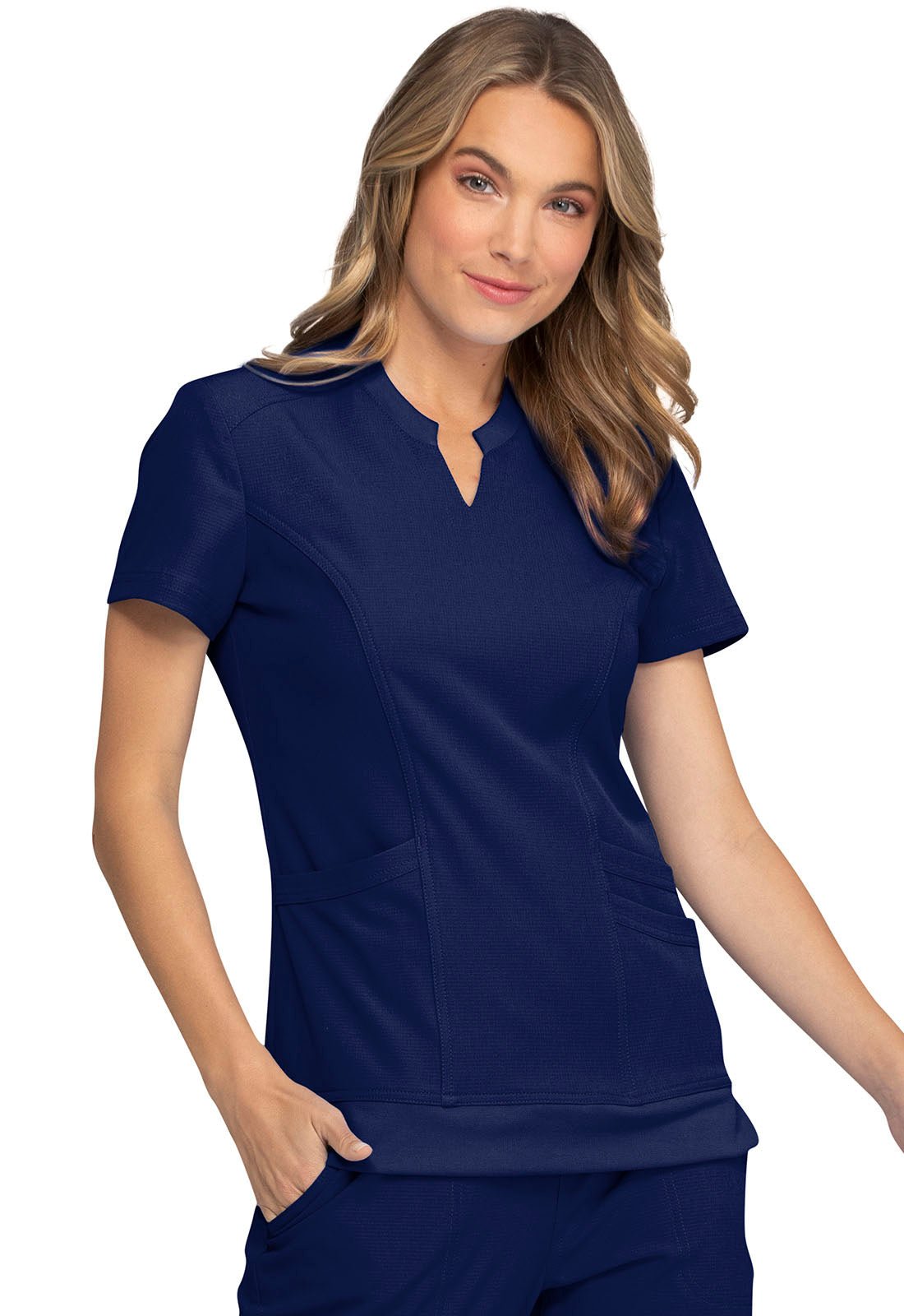 Heartsoul Split Neck Scrub Top HS765 - Scrubs Select
