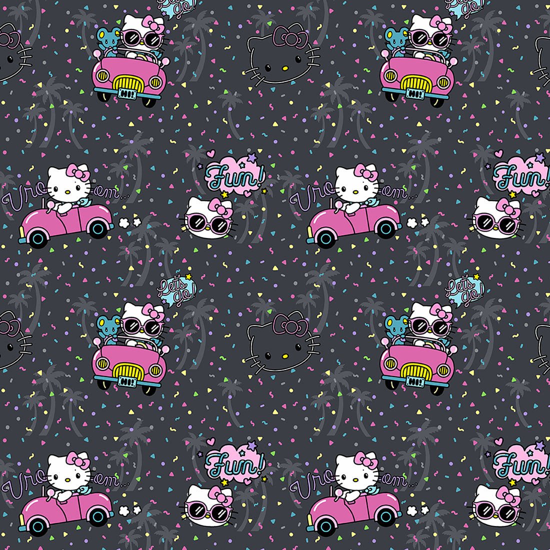 Hello Kitty Heartsoul Print Licensed V Neck Scrub Top HS714 HKIV - Scrubs Select