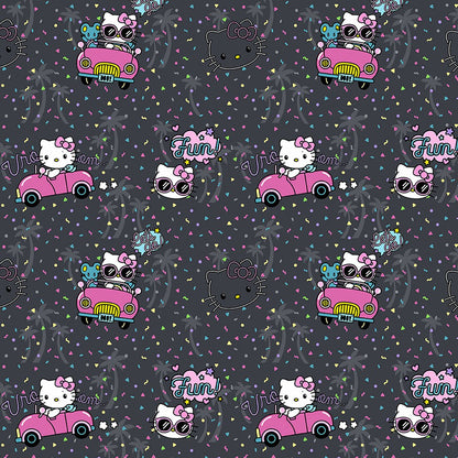 Hello Kitty Heartsoul Print Licensed V Neck Scrub Top HS714 HKIV - Scrubs Select