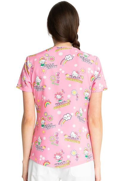 Hello Kitty Tooniforms Sanrio V Neck Scrub Top TF770 HKMO - Scrubs Select