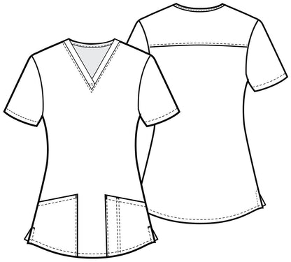 Hocus Pocus Tooniforms Disney V Neck Scrub Top TF736 HDHP - Scrubs Select