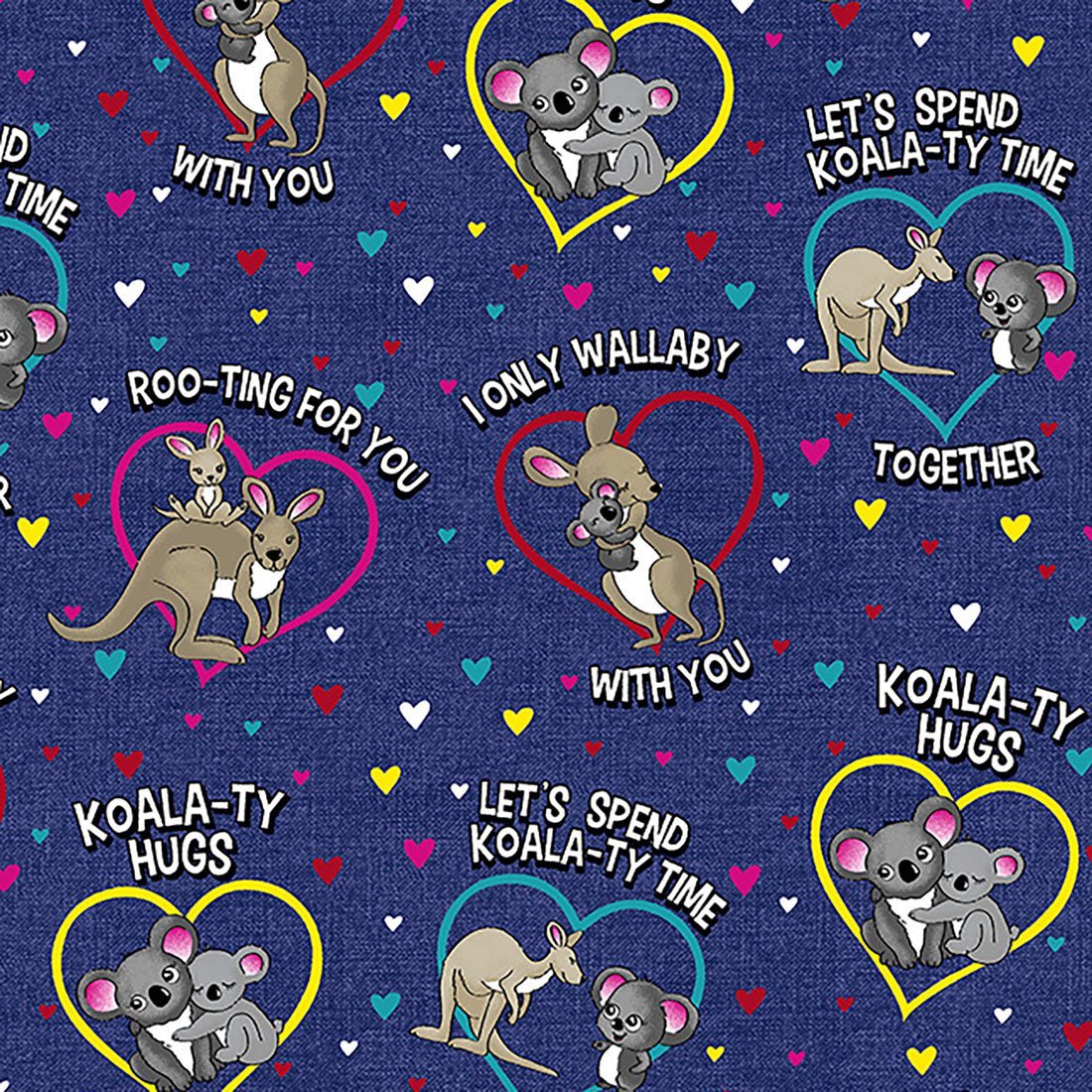 Kangaroo Wallaby Print Dickies EDS V Neck Scrub Top DK704 RTFU - Scrubs Select