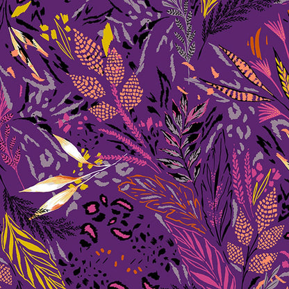 Leaves Print Cherokee V Neck Scrub Top CK616 FAIV - Scrubs Select