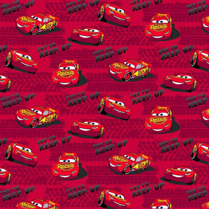 Lightning McQueen Cherokee Tooniforms Disney Unisex V Neck Scrub Top TF728 CSYT - Scrubs Select