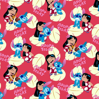 Lilo and Stitch Tooniforms Disney Round Neck Scrub Top TF744 LHAT - Scrubs Select