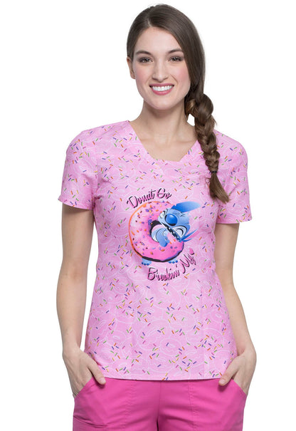 Lilo and Stitch Tooniforms Disney V Neck Scrub Top TF641 LHDO - Scrubs Select